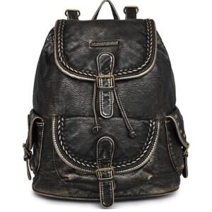 Montana West Backpack Purse for Women Soft Washed Leather Drawstring Casual T...